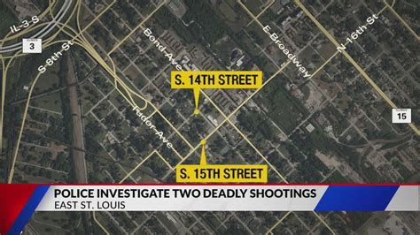 Police investigating two deadly East St. Louis shootings